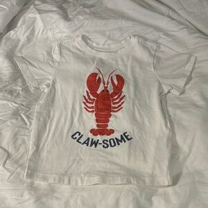 Tommy Bahama Kids White T-Shirt with Red Lobster